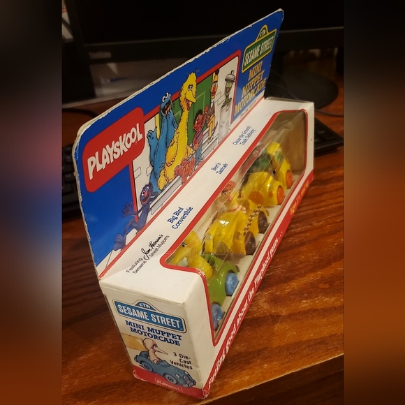 Vintage 1985 Playskool Sesame Street Mini Muppet Motorcade - in box - Picture 2 of 10